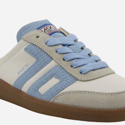 Easter in White Sky Backless Sneakers