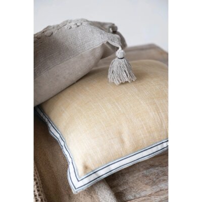 Striped Flange Pillow