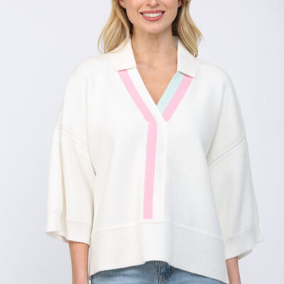 The Bubblegum Stripe Top