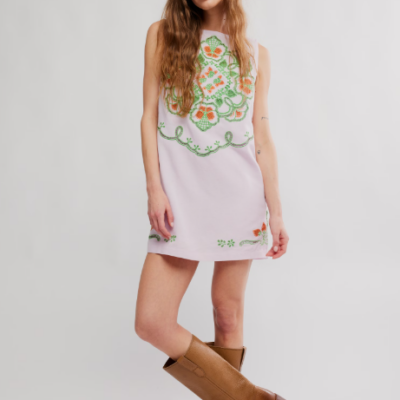 Electric Garden Mini Dress