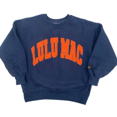 Navy & Orange Sweatshirt